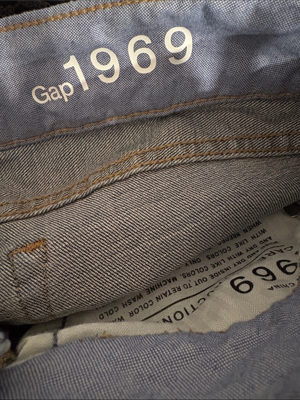 Upcyled GAP Denim & Black Crochet Tiered Mini Skirt Size 4 - Picture 11 of 13